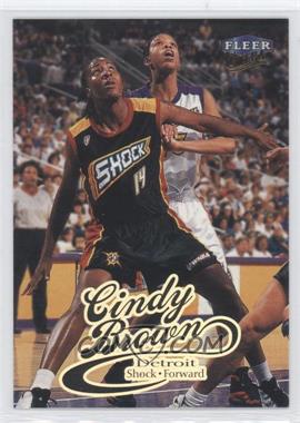 1999 Fleer Ultra WNBA - [Base] #87 - Cindy Brown