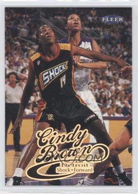 1999 Fleer Ultra WNBA - [Base] #87 - Cindy Brown