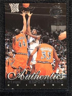 1999 Press Pass Authentics - [Base] - Hang Time #1 - Elton Brand [Noted]