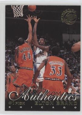 1999 Press Pass Authentics - [Base] #1 - Elton Brand