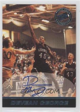 1999 Press Pass SE - Autographs - Blue #_DEGE - Devean George /500