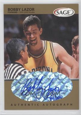 1999 Sage - Autographs - Gold #A30 - Bobby Lazor /200