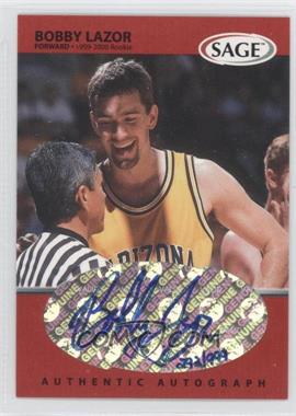 1999 Sage - Autographs - Red #A30 - Bobby Lazor /999