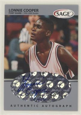 1999 Sage - Autographs - Silver #A14 - Lonnie Cooper /400