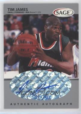 1999 Sage - Autographs - Silver #A25 - Tim James /400