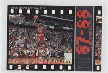 1999 Upper Deck MJ Retires Career Highlights 4x6 Jumbos - Box Set [Base] #4 - Michael Jordan