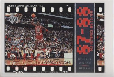 1999 Upper Deck MJ Retires Career Highlights 4x6 Jumbos - Box Set [Base] #4 - Michael Jordan