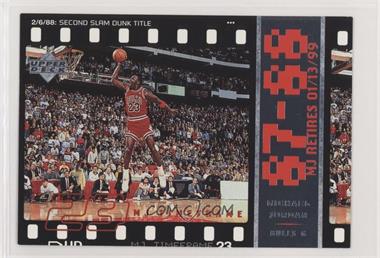 1999 Upper Deck MJ Retires Career Highlights 4x6 Jumbos - Box Set [Base] #4 - Michael Jordan