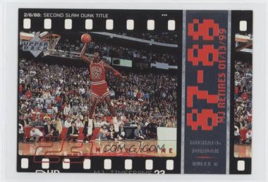 1999 Upper Deck MJ Retires Career Highlights 4x6 Jumbos - Box Set [Base] #4 - Michael Jordan