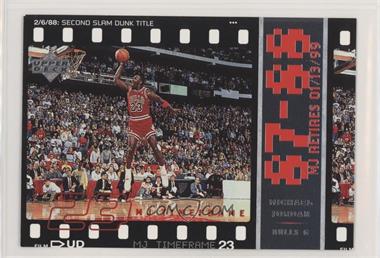 1999 Upper Deck MJ Retires Career Highlights 4x6 Jumbos - Box Set [Base] #4 - Michael Jordan