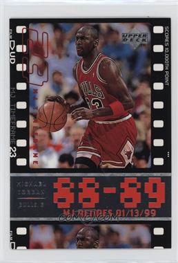 1999 Upper Deck MJ Retires Career Highlights 4x6 Jumbos - Box Set [Base] #5 - Michael Jordan