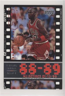 1999 Upper Deck MJ Retires Career Highlights 4x6 Jumbos - Box Set [Base] #5 - Michael Jordan