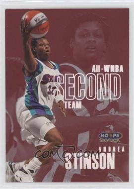 1999 WNBA Hoops Skybox - All-WNBA First Team #9 AW - Andrea Stinson