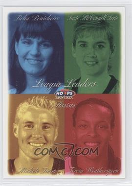 1999 WNBA Hoops Skybox - [Base] #12 - League Leaders - Ticha Penicheiro, Suzie McConnell Serio, Teresa Weatherspoon, Michele Timms