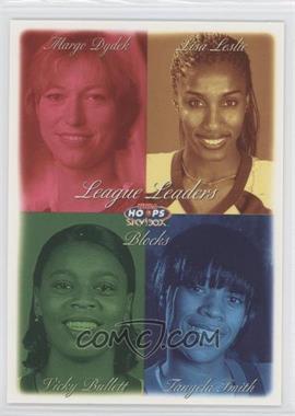 1999 WNBA Hoops Skybox - [Base] #14 - League Leaders - Margo Dydek, Lisa Leslie, Tangela Smith, Vicky Bullett