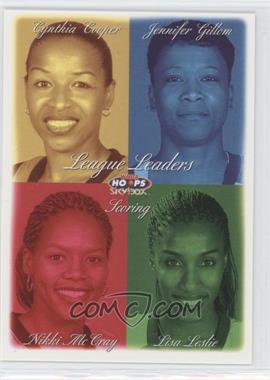 1999 WNBA Hoops Skybox - [Base] #7 - League Leaders - Cynthia Cooper, Jennifer Gillom, Nikki McCray, Lisa Leslie
