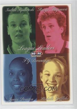 1999 WNBA Hoops Skybox - [Base] #9 - League Leaders - Isabelle Fijalkowski, Razija Mujanovic, Michelle Griffiths, Janice Braxton