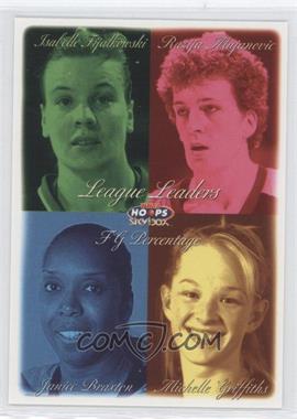 1999 WNBA Hoops Skybox - [Base] #9 - League Leaders - Isabelle Fijalkowski, Razija Mujanovic, Michelle Griffiths, Janice Braxton