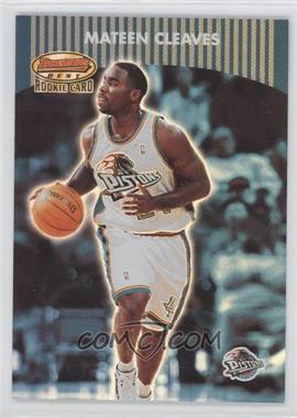 2000-01 Bowman's Best - [Base] #114.1 - Mateen Cleaves (Blue Striped Header) /499