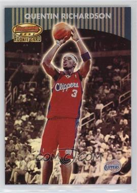 2000-01 Bowman's Best - [Base] #118.3 - Quentin Richardson (Blue Striped Header, Sepia Toned Background) /499