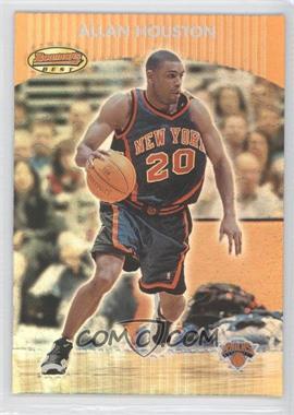 2000-01 Bowman's Best - [Base] #20 - Allan Houston