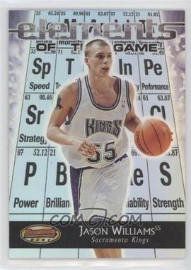 2000-01 Bowman's Best - Elements of the Game #EG11 - Jason Williams