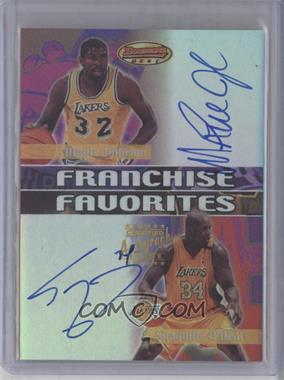 2000-01 Bowman's Best - Franchise Favorites #FF3A - Shaquille O'Neal, Magic Johnson