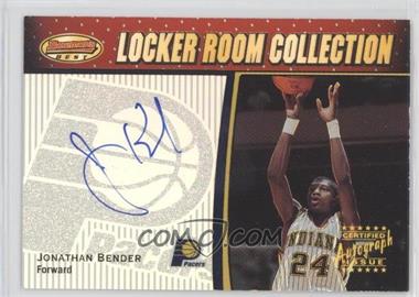 2000-01 Bowman's Best - Rookie Locker Room Collection Autographs #LRCA13 - Jonathan Bender