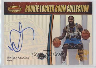 2000-01 Bowman's Best - Rookie Locker Room Collection Autographs #LRCA4 - Mateen Cleaves