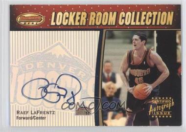 2000-01 Bowman's Best - Rookie Locker Room Collection Autographs #LRCA8 - Raef LaFrentz