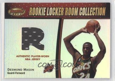 2000-01 Bowman's Best - Rookie Locker Room Collection Relics #LRCR16 - Desmond Mason