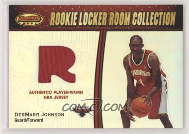 2000-01 Bowman's Best - Rookie Locker Room Collection Relics #LRCR6 - DerMarr Johnson