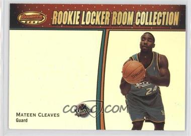 2000-01 Bowman's Best - Rookie Locker Room Collection #LRC13 - Mateen Cleaves