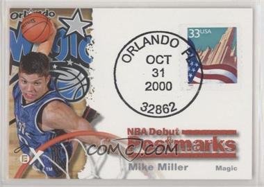 2000-01 EX - NBA Debut Postmarks #5 PM - Mike Miller