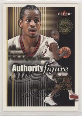 2000-01 Fleer Authority - Authority Figure - Numbered to 1250 #10 AF - Allen Iverson, Speedy Claxton /1250