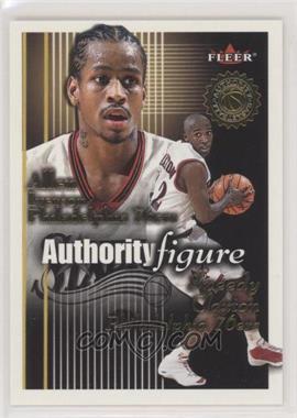 2000-01 Fleer Authority - Authority Figure - Numbered to 1250 #10 AF - Allen Iverson, Speedy Claxton /1250