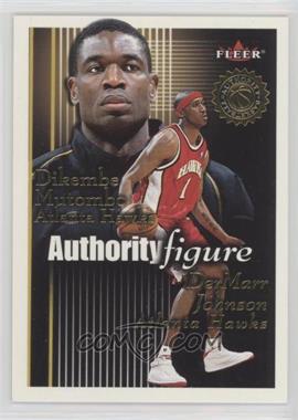 2000-01 Fleer Authority - Authority Figure - Numbered to 1250 #3 AF - Dikembe Mutombo, DerMarr Johnson /1250