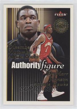 2000-01 Fleer Authority - Authority Figure - Numbered to 1250 #3 AF - Dikembe Mutombo, DerMarr Johnson /1250