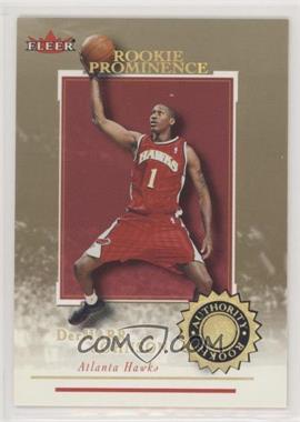 2000-01 Fleer Authority - [Base] - Prominence 125/75 #111 - Rookies - DerMarr Johnson /75