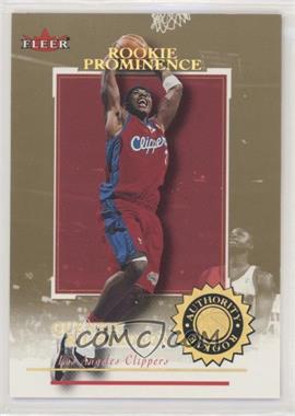 2000-01 Fleer Authority - [Base] - Prominence 125/75 #122 - Rookies - Quentin Richardson /75