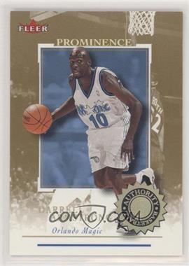 2000-01 Fleer Authority - [Base] - Prominence 125/75 #14 - Darrell Armstrong /125