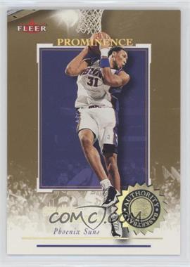 2000-01 Fleer Authority - [Base] - Prominence 125/75 #39 - Shawn Marion /125
