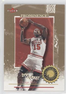 2000-01 Fleer Authority - [Base] - Prominence 125/75 #51 - Ron Artest /125