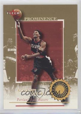 2000-01 Fleer Authority - [Base] - Prominence 125/75 #59 - Scottie Pippen /125