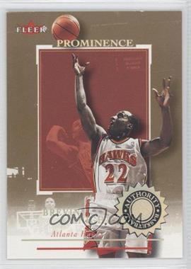 2000-01 Fleer Authority - [Base] - Prominence 125/75 #61 - Brevin Knight /125