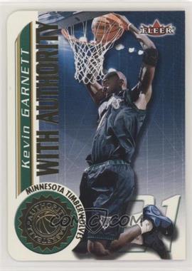 2000-01 Fleer Authority - With Authority - Numbered to 999 #8 WA - Kevin Garnett /999