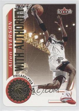 2000-01 Fleer Authority - With Authority - Numbered to 999 #9 WA - Allen Iverson /999