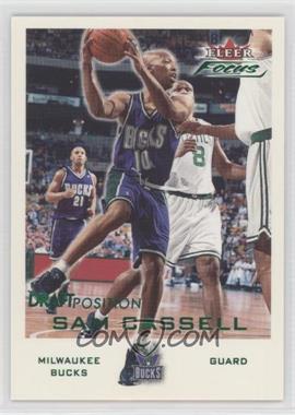 2000-01 Fleer Focus - [Base] - Draft Position #94 - Sam Cassell /100