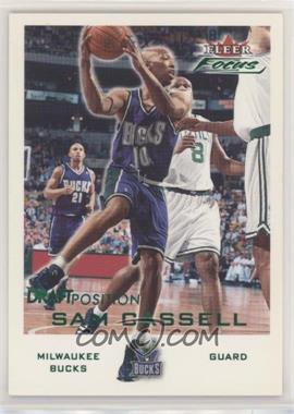 2000-01 Fleer Focus - [Base] - Draft Position #94 - Sam Cassell /100