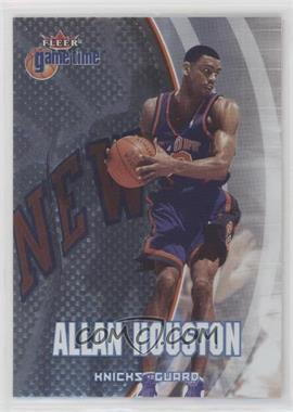 2000-01 Fleer Game Time - [Base] #22 - Allan Houston